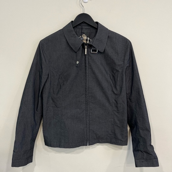 BURBERRY London Women's Jacket Zip-up Size 14 R Full Zip - Picture 2 of 11